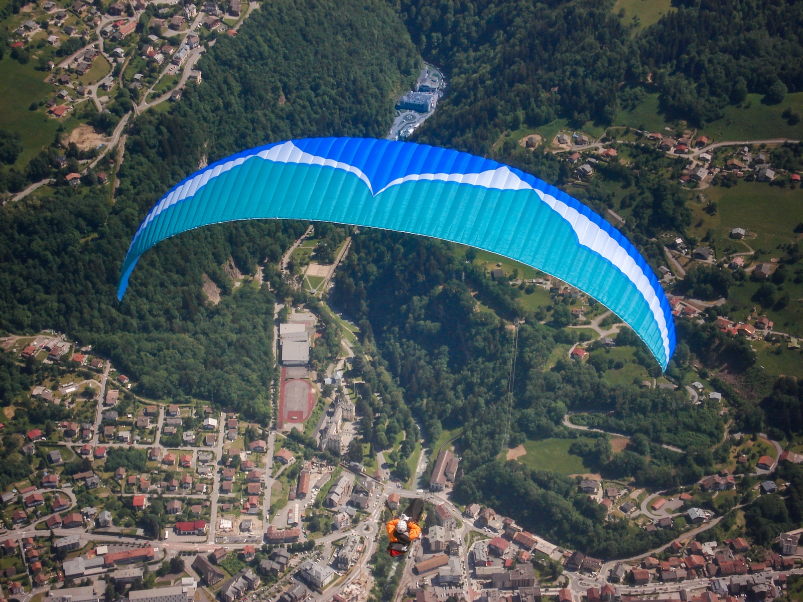 stage progression chamonix parapente