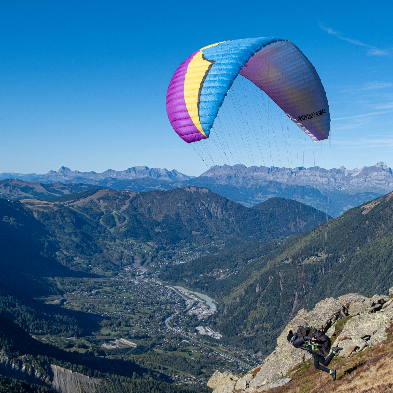 parapente plan de l'aiguille