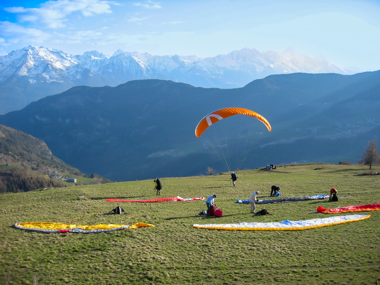 stage collectif parapente chamonix